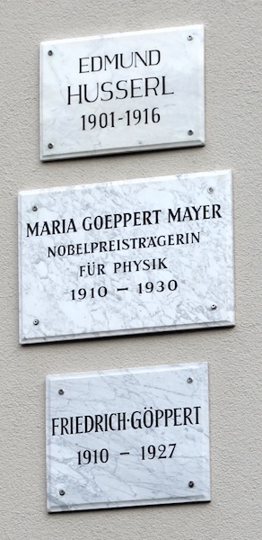 Maria
              Goeppert Mayer Nobelpreis 1963