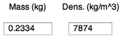 mass density