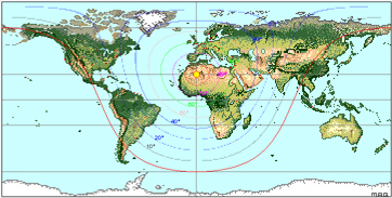 equal solar altitude
                    elevation